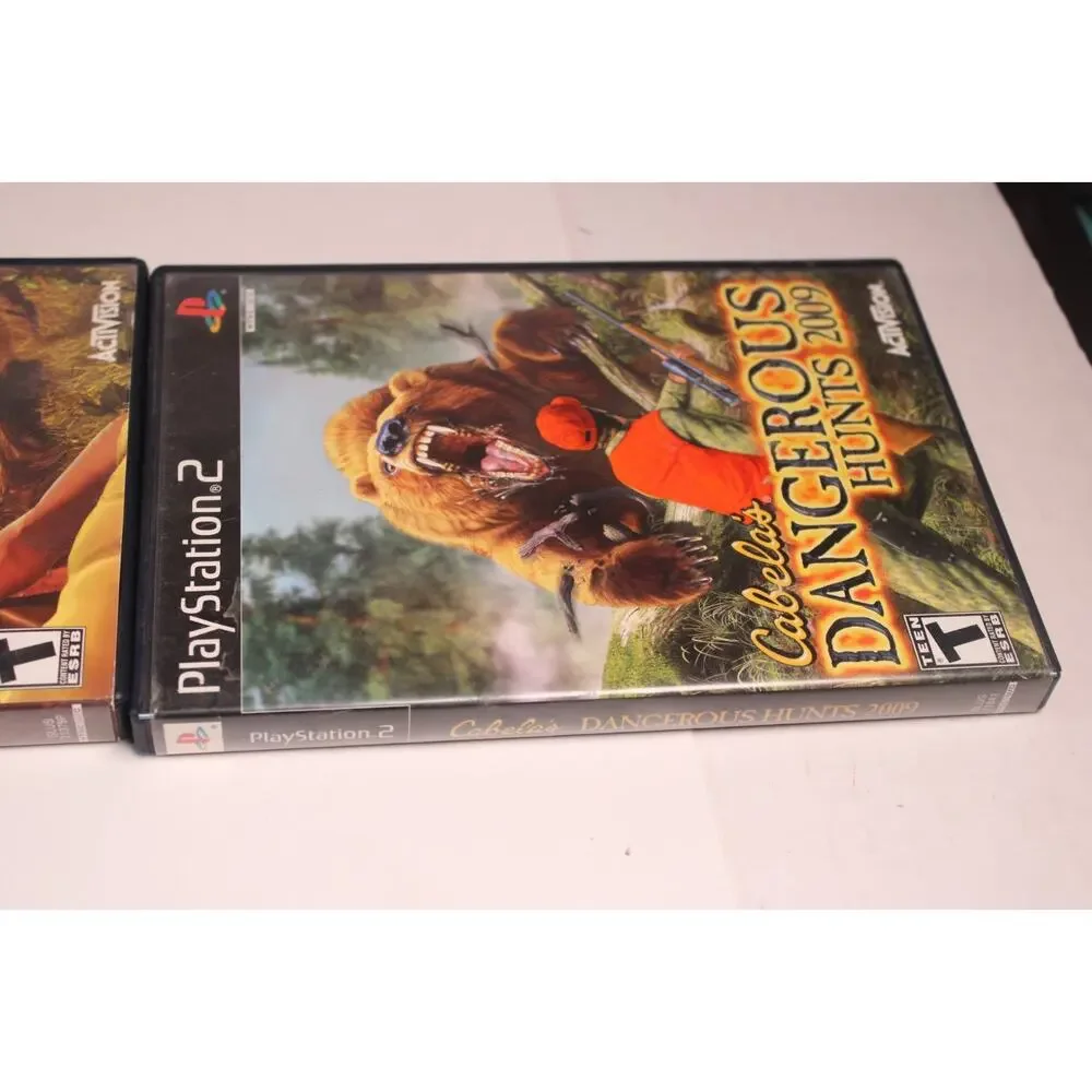 4 game lot/bundle: Cabela's Games (Sony Playstation 2, PS2) Authentic, tested